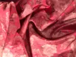 Rani Pink Crushed Banarasi Silk Saree with Zari Border - Image 6