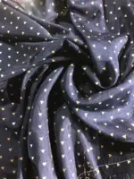 Navy Blue Organza Silk Saree with Resham Silk Zari Weaves - Image 6