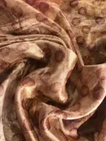 Ivory Printed Tissue Silk Saree - Image 6