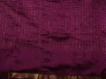 Front view of a model showcasing a Magenta Handwoven Mangalagiri Silk Saree, Suitable For Housewarming (Griha Pravesh) By Mirra Clothing