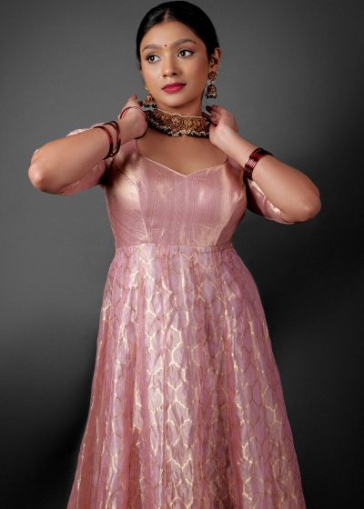 Banarasi Silk dress by Mirra Clothing