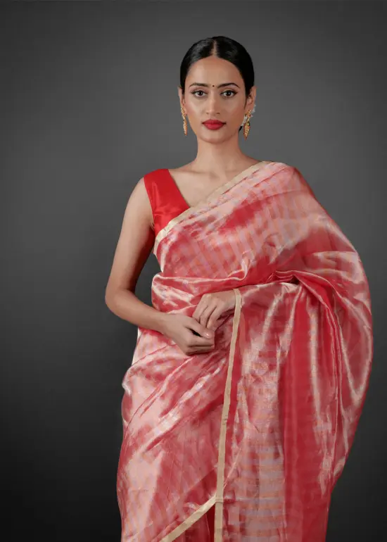 tissue silk saree by Mirra Clothing