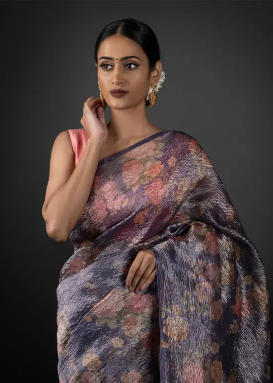 tissue silk saree by Mirra Clothing
