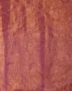 Onion Pink Crushed Tissue Silk Saree with Gold Zari Weaves - Image 6