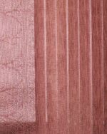 Ivory Tissue Silk Saree with Gold Zari Stripes - Image 6