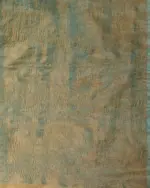 Pista Green Crushed Tissue Silk Saree with Gold Zari Weaves - Image 6