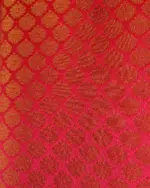 Pink Banarasi Silk Saree with Gold Zari Weaves - Image 6