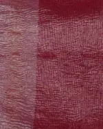 Red Crushed Semi Tissue Silk Saree With Gold Zari Weaves - Image 7