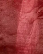 Red Tissue Silk Saree with Gold Zari Weaves - Image 6
