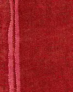 Ombre Red Tissue Linen Saree - Image 6