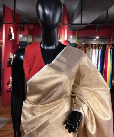 Gold Tissue Silk Saree