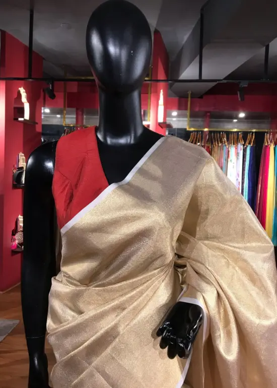 Gold Tissue Silk Saree