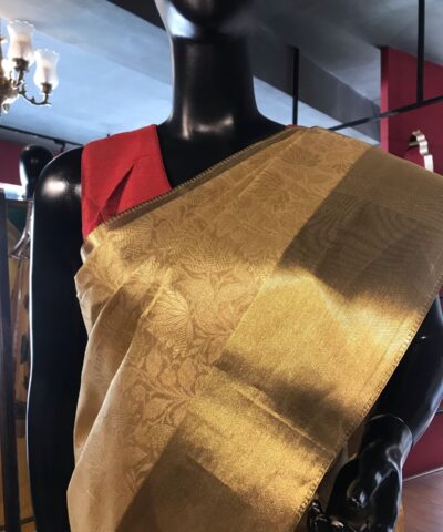 Gold Tissue Silk Saree