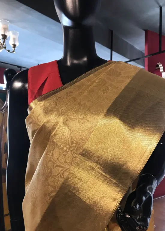 Gold Tissue Silk Saree