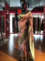 Banarasi Silk Printed saree - Image 6