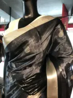 Grey Tissue Silk Saree - Image 4
