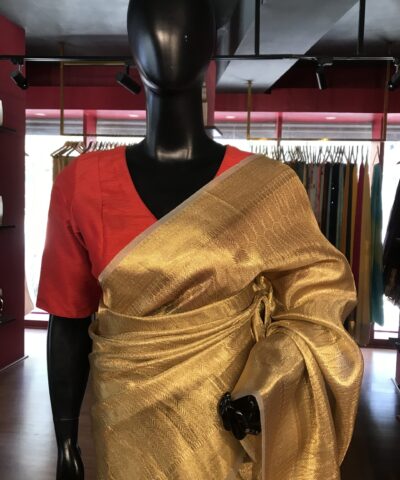 Gold Tissue Silk Saree