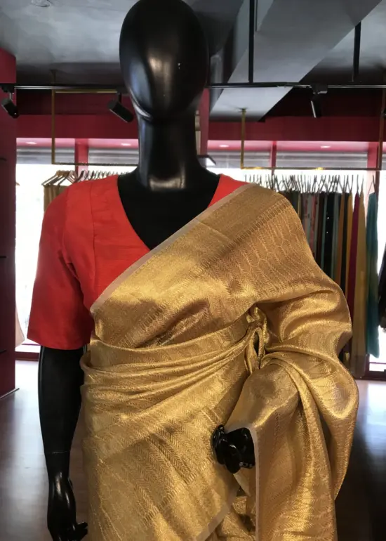 Gold Tissue Silk Saree