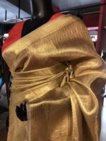 Gold Tissue Silk Saree - Image 5