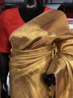 Gold Tissue Silk Saree - Image 4
