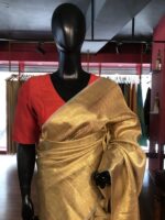 Gold Tissue Silk Saree - Image 3