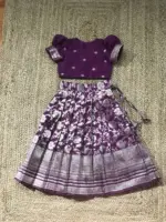 Purple Banarasi Kanchi Lehenga Set - Image 2