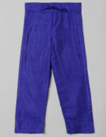 Purple Silk Boys Sherwani with Purple Pant - Image 3