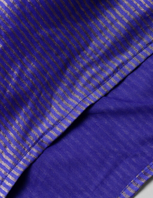 Close up of Kurta Purple Silk Boys Sherwani with Purple Pant, Suitable for : Casual Outings