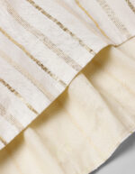 Ivory Cotton Frock with Cute Bows - Image 3
