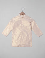 Ivory Cotton Boys Kurta Set - Image 2
