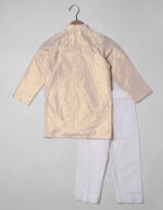 Ivory Cotton Boys Kurta Set - Image 5