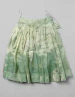 Sea Green Tissue Silk Lehenga Set - Image 3