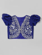 Silver Tissue Lehenga Set for girls - Image 2