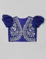 Silver Tissue Lehenga Set for girls - Image 2