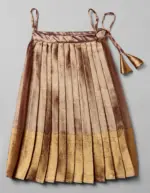 Coffee Brown Silk Pattu Pavadai Set - Image 3