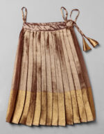 Gold Silk Pattu Pavadai Set - Image 3