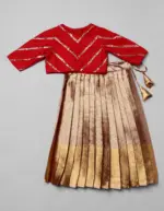 Coffee Brown Silk Pattu Pavadai Set
