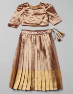 Gold Silk Pattu Pavadai Set