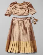 Gold Silk Pattu Pavadai Set
