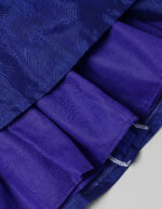 Purple Silk Strappy Top with Silk Dhoti Pant for Girls - Image 4