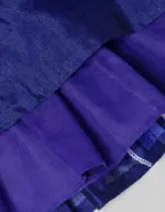 Purple Silk Top with Banarasi Silk Palazzo for Girls - Image 5