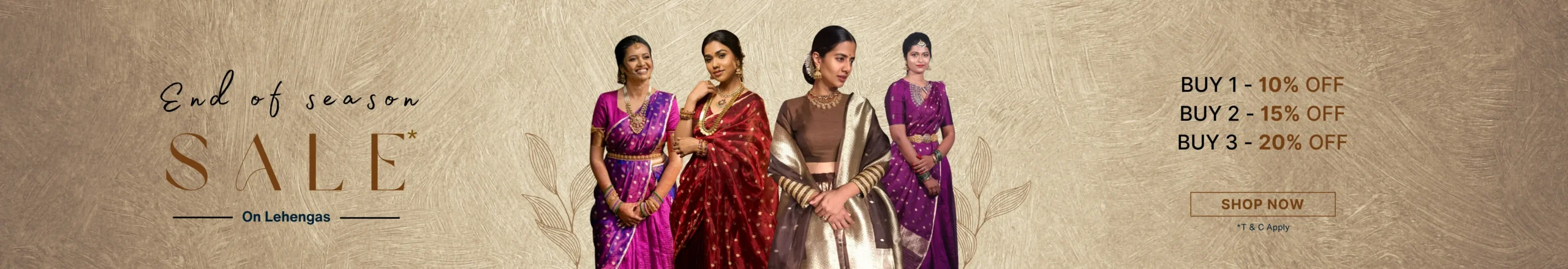 Lehenga Desktop Banner