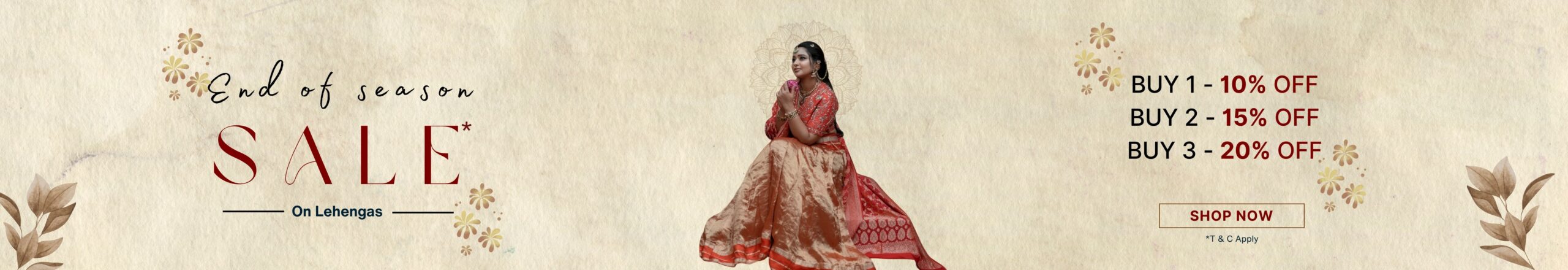 Lehenga Desktop Banner