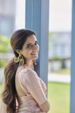 Onion Pink Traditional Tissue Lehenga Set Of 3 - Image 4