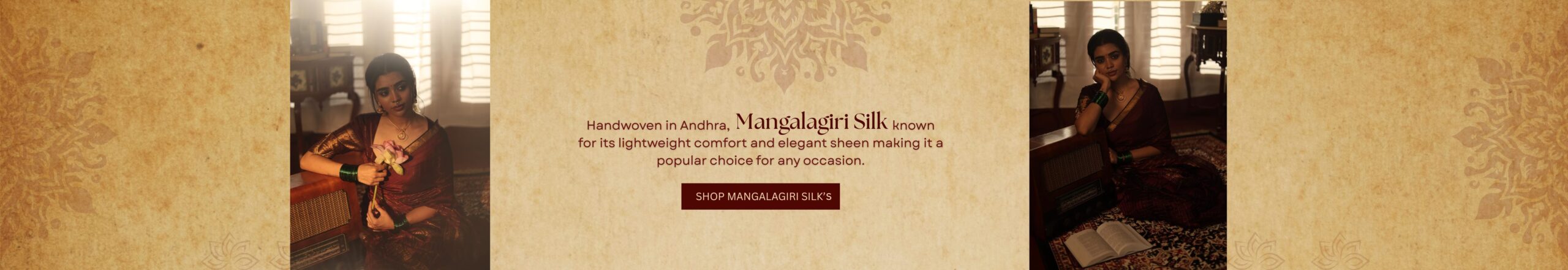 Mangalagiri Silk Desktop Banner