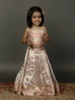 Onion Pink Kids Tissue Silk Set