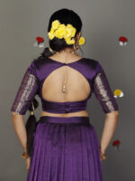 Purple Silk Lehenga Set of 2 - Image 4