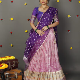 Pink Kota Lehenga set of 3