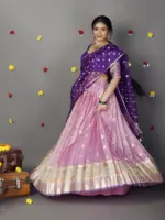 Pink Kota Lehenga set of 3 - Image 2