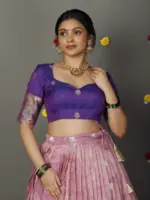 Pink Kota Lehenga set of 2 - Image 6